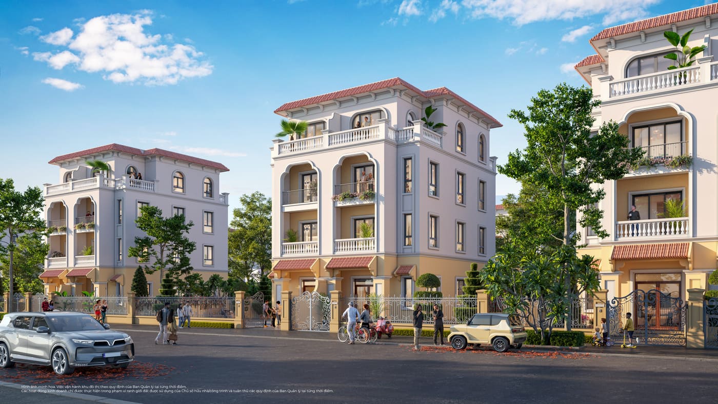 giá biệt thư song lập vinhomes làng vân